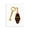 Vintage Luxury Hotel Keychain, variant on Stupell Industries Glam Luxury Fashion Key Birch Framed Print Under Glass, 13 x 16, by Ziwei Li
