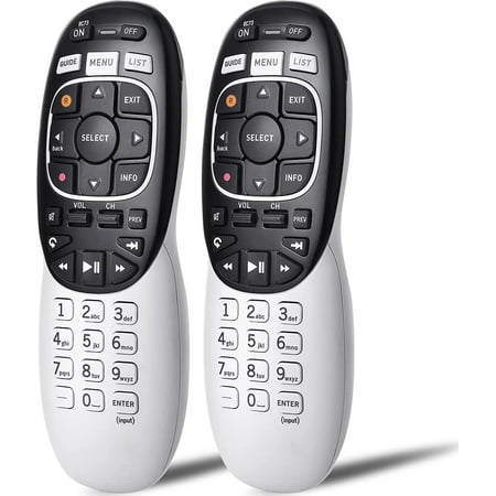 2 Packs Universal RC73 IR/RF Remote Control Replacement Compatible with DirecTV HR20 HR21 HR34 HR44 HR54 DVR Satellite Dish Receiver