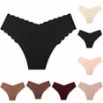thumbnail image 2 of PUMISAS Summer Seamless Underpants For Women Panty Stretch Ice Silk Panties Solid Color Comfortable Briefs Hip Lifting Underpants, 2 of 3