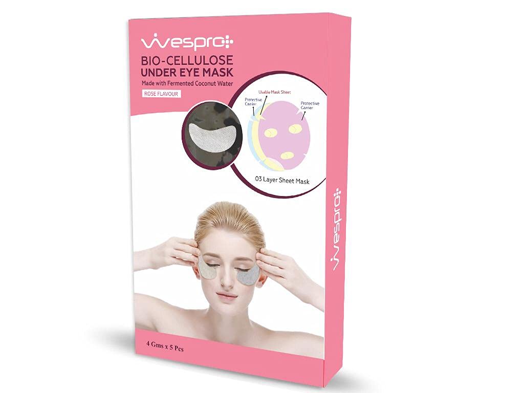 Wespro Bio Cellulose Under Eye Mask with HYALURONIC ACID Made with