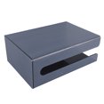 thumbnail image 4 of Caja de pañuelos transparente para colgar en la pared, caja de pañuelos de acrílico transparente para el hogar, el hotel, el baño, la cocina, color negro L, 4 of 15