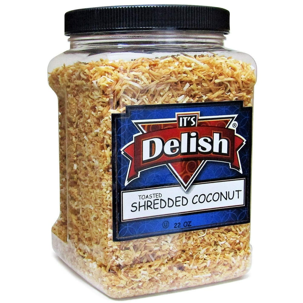 Gourmet Toasted Sweetened Coconut Fancy Shred Flakes by Its Delish 22