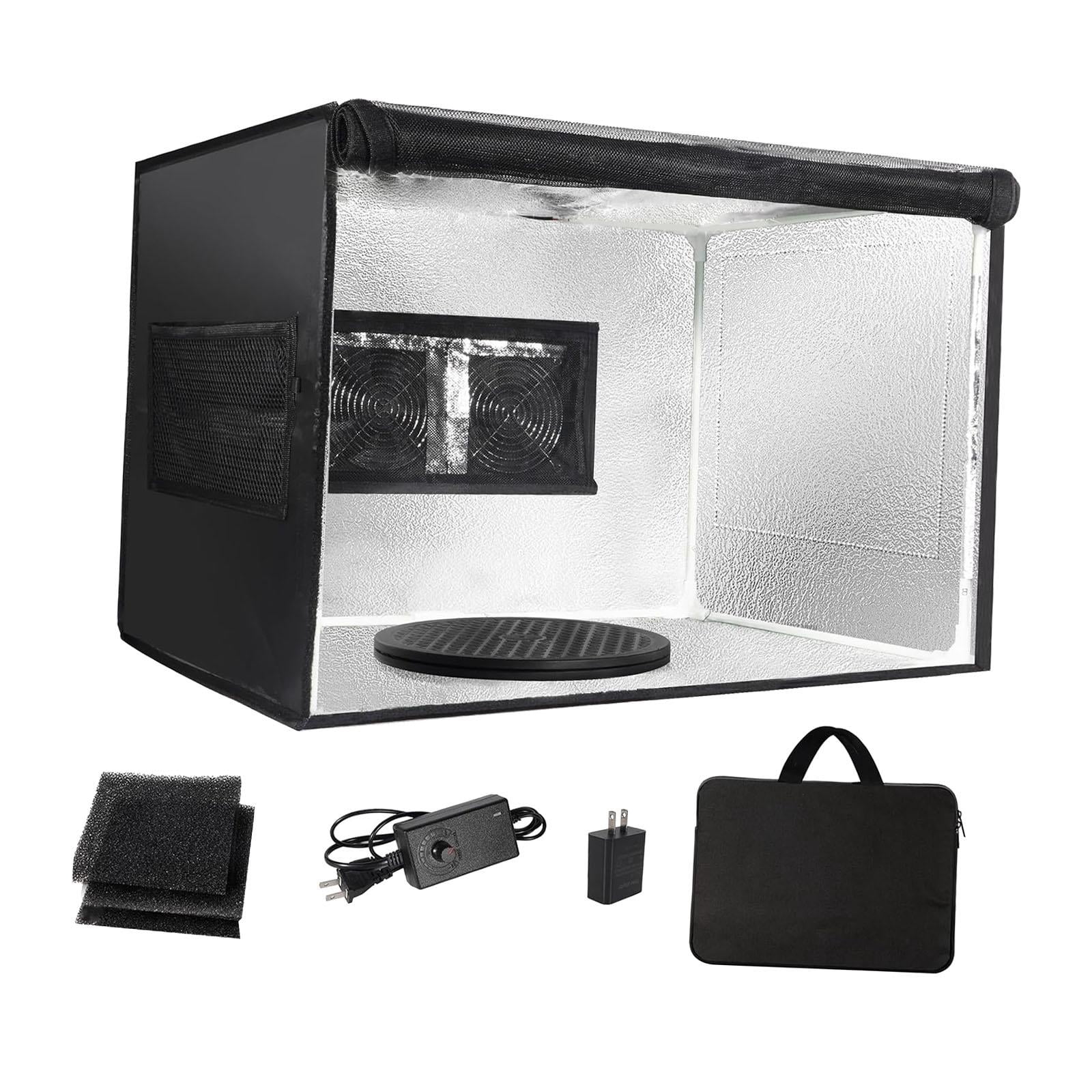 GUOOL Airbrush Spray Booth Portable US Plug Water Resistant Accessories Windproof Airbrush Paint Booth Paint Tent for Garage Crafts