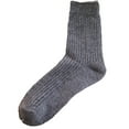 thumbnail image 3 of Lian Style Men's 4 Pairs Crew Socks Size 6-9 Casual 4(Grey), 3 of 3