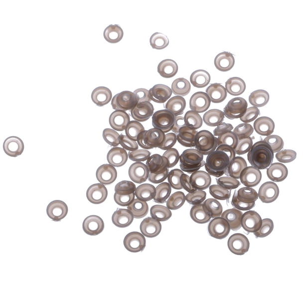 100 Piezas Ojos de Seguridad de Plástico 9 mm con Arandela de Nariz y Respaldos Sunnimix Lavadora de Ojos Plásticos