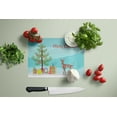 thumbnail image 3 of Carolines Treasures CK3473LCB Mexican Hairless Dog Christmas Tree Glass Cutting Board - Large, 3 of 4
