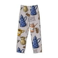 thumbnail image 4 of Balery Men'S Antique Vintage Teapot Coffee Grinder Pants,Sleepwear Pants,Pajama Pants,Pj Bottoms Drawstring And Pockets-X-Large, 4 of 9
