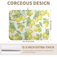 thumbnail image 6 of Summer Lemon Drying Mat Watercolor Fruit Yellow Lemon With Green Leaf Floral Dish Drying Mats for Kitchen Counter 18×24 Inch Microfiber Absorbent Dish Pad, 6 of 7
