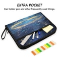 thumbnail image 2 of Accordion File Organizer with Zip Closure 13 Pockets Expanding File Folder Letter A4 Paper Document Organizer for Home Office Magical Night Sky with Fish, 2 of 7