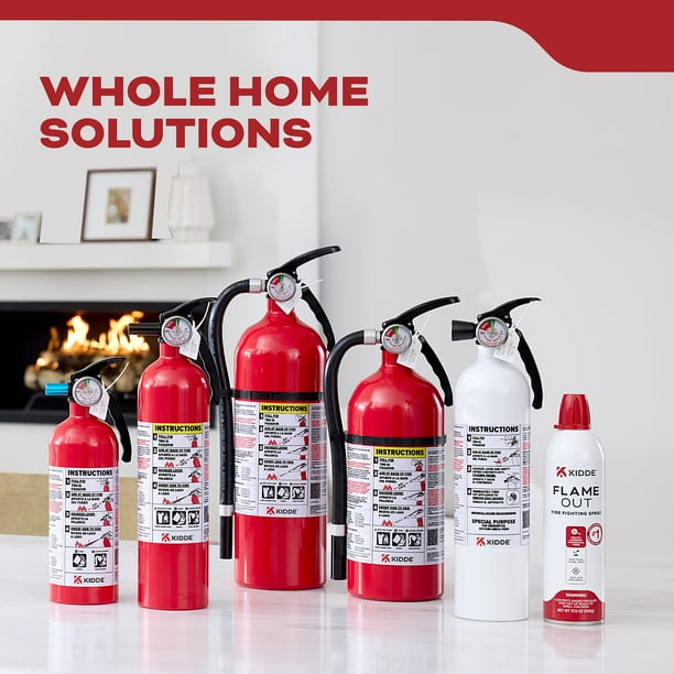 レトロ 消火器 Kidde FIRE EXTINGUISHER アメリカン雑貨 Kidde Fire Extinguisher for Home, Residential 2A10BC - Walmart