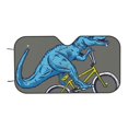 thumbnail image 4 of Uemuo Fun Riding Dinosaur Pattern Accordion Car Windshield Sun Shade, Foldable Reflective Sun Visor for Car, Reflector Windshield Sunshade-, 4 of 7