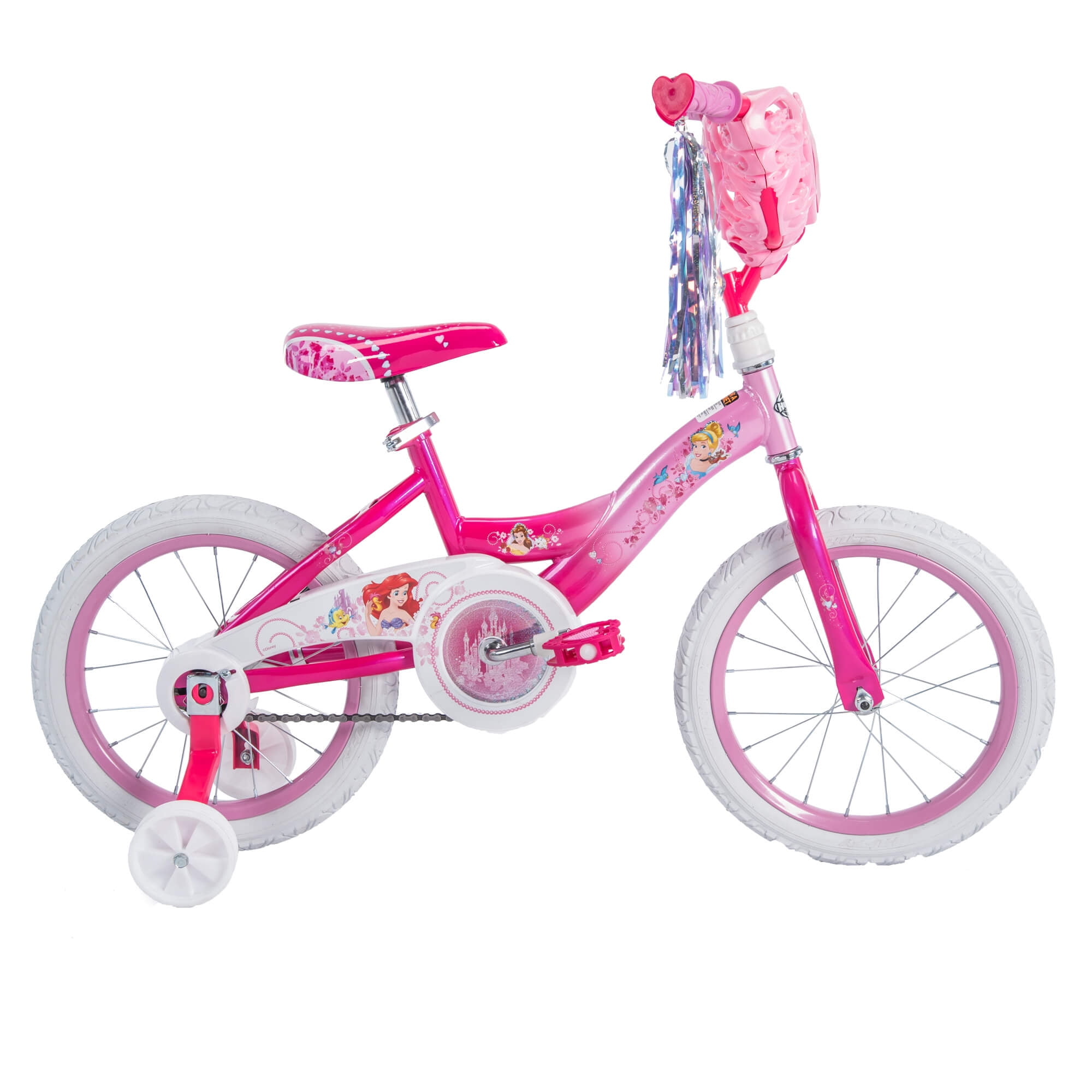 Disney Princess 16" Girls' EZ Build Pink Bike, by Huffy