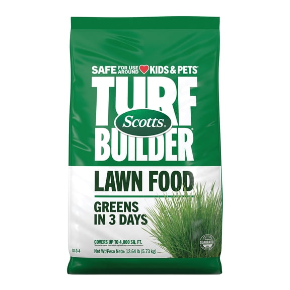 Scotts Turf Builder Lawn Food, 12.6 lbs., 4,000 sq. ft., Granular Lawn Fertilizer
