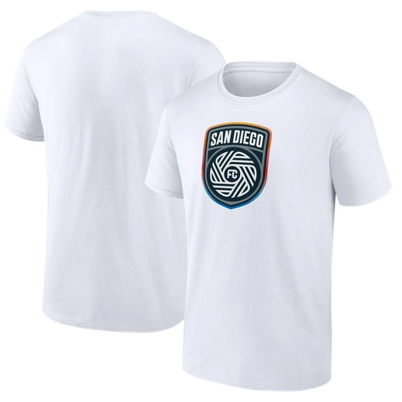 Men's White San Diego FC Official Logo T-Shirt