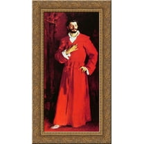 Dr Pozzi at Home 16x24 Gold Ornate Wood Framed Canvas Art by Sargent, John Singer