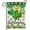 Shamrock, variant on St Patricks Day Welcome Garden Flag 12x18 Inch Double Sided Outdoor Saint Patrick''s Decorations, Leprechauns Beer Cheers Shamrock Small Yard Flag for Spring Farmhouse Outside 16-18
