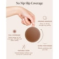 thumbnail image 3 of Reusable Silicone Nipple Covers - Waterproof, Nude, 4 Shades - Sticky Breast Stickers for Strapless Dress, 3 of 8