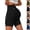 Black, variant on Womens Biker Shorts with Pockets Tummy Control Butt Lifting high Waisted Yoga Shorts Running Workout Booty Gym Short Army Green L