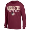 thumbnail image 2 of Men's Champion Garnet Florida State Seminoles Football Stack Long Sleeve T-Shirt, 2 of 3