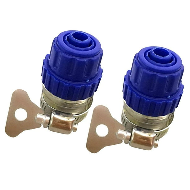 Adaptador de grifo de manguera Conector universal para manguera de jardín Mezclador Azul