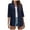 Dark Blue, variant on Womens Cardigan Open Front Summer Outwear Tops Thin Cover Ups Three Quarter Sleeve Sweater Casual Tops Lightweight Outwear Coats