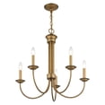 thumbnail image 6 of 42685-48 Livex Lighting Estate - 5 Light Chandelier-24 Inches Tall and 25 Inches Wide     -Traditional Installation, 6 of 13