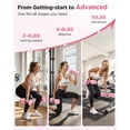 thumbnail image 4 of Set de mancuernas ajustables 5 en 1 FEIERDUN, pesos de 10/8/6/4/2 lbs para mujer, juego dual estable ajustable en 1 segundo para gimnasio en casa y exteriores, 4 of 9