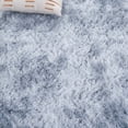 thumbnail image 6 of SAFAVIEH Rainbow Jaki Abstract Shag Area Rug, Light Gray, 5' x 7', 6 of 10