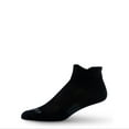 thumbnail image 3 of USA Made - Running No Show Socks - Merino Wool Micro Cushion - Moisture Wicking Running Sock - Black - Medium, 3 of 6