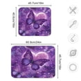 thumbnail image 3 of Dish Drying Mat Kitchen Pad Large Counter Absorbent Dish Mats Drainer Purple Diamond Butterfly, 3 of 8