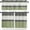 Gray Green, variant on Black Morocco Kitchen Curtains, Grey Striped Middle Century Patterned 3-Piece Kitchen Curtain Valance and Tiers Set 36 Inch Length, Rod Pocket Half Window Curtains for Cafe Living Room Bathroom