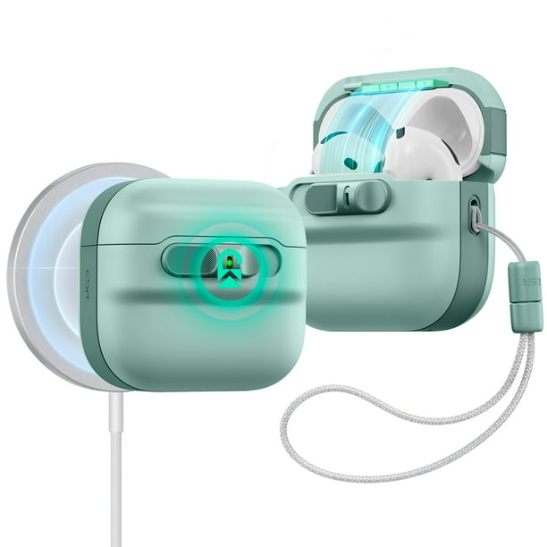 Funda ESR para AirPods 4 compatible con AirPods 4 Gen 2024, color verde