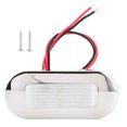 thumbnail image 2 of 12V DC LED , 12V DC LED Walkway Courtesy Light Oval Shape 3 Lamp Beads IP67 Waterproof for Marine Boat RV, 2 of 8