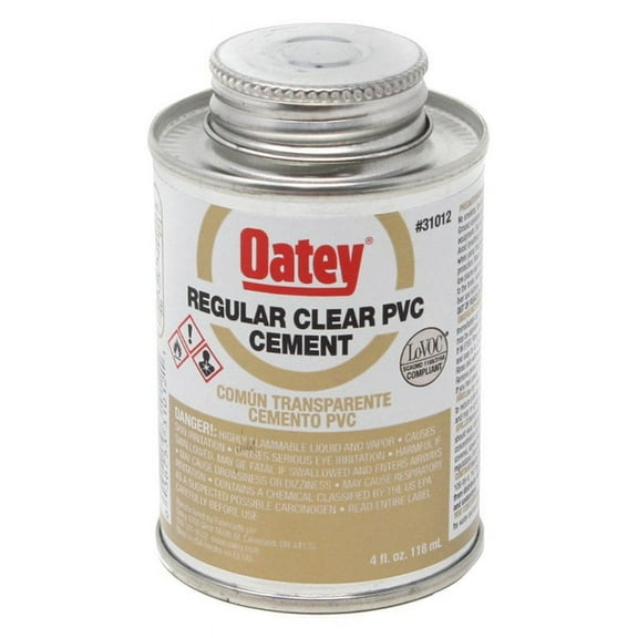 LaSalle Bristol 7531012 - 1/4 pt. PVC Clear Pipe Cement