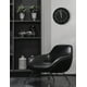 thumbnail image 5 of Reloj de Pared QZ Negro Silencioso Manecillas Plata 30 cms x 4 cms, 5 of 5