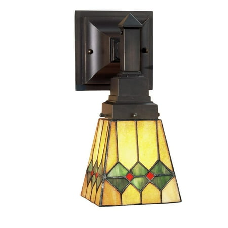 Meyda Lighting 5" Wide Martini Mission Wall Sconce