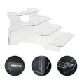 thumbnail image 4 of Four-tier Plastic Riser for Display Plastic Model Display Stand Detachable Ladder Shelf, 4 of 8