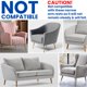 thumbnail image 3 of Portavasos para sofá y sillón Sofatory, color negro, con bandeja, de doble cara, 3 of 7