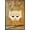 Bronze Framed Version, variant on Artistic Antique Owl Wall Poster, 14.725" x 22.375"