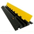 thumbnail image 1 of Electriduct CP-RPS-212-YL 1.2 in. Extreme Rubber Cable Protectors, Yellow & Black, 1 of 1