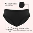 thumbnail image 5 of HSIA Panties for Women Underwear Soft Seamless High-Cut Briefs,6 Pack L, 5 of 7