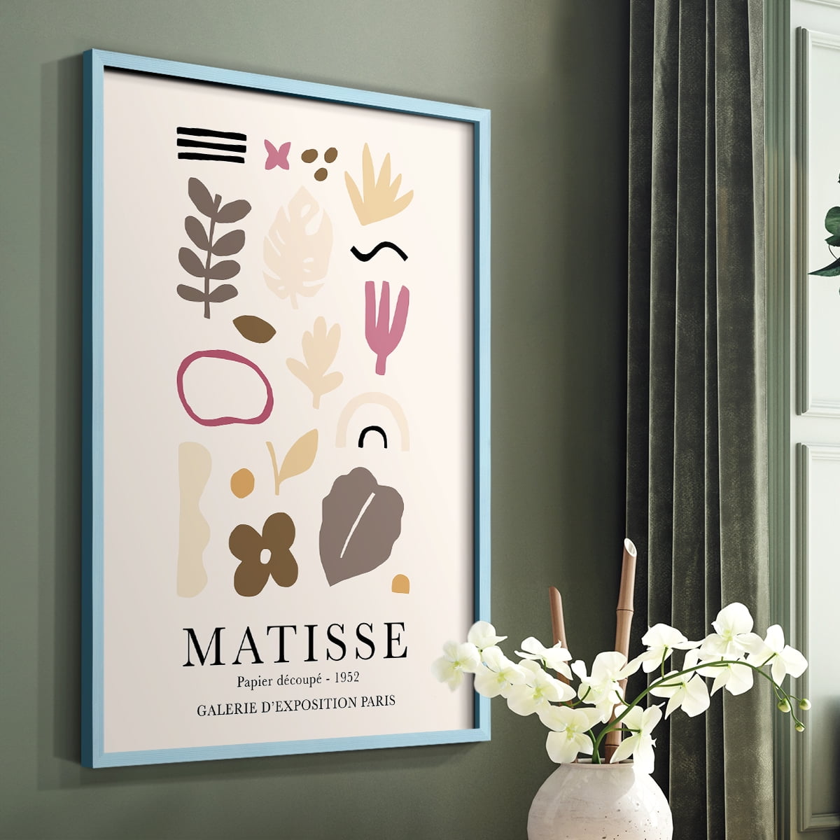 Matisse CCXXXIX in Solid Wood 8 x 10 Framed Print