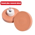 thumbnail image 3 of Adhesive Eraser Wheel,4 Inch Rubber Wheels for Drill Decal Removal Tool, Sticker Glue Remover for Auto Body,1 * Pneumatic rubber removal wheel 1 * Interface accessories, 3 of 8