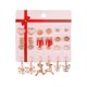 thumbnail image 4 of Ruifaya Pendientes colgantes navideños con forma de árbol de Navidad, muñeco de nieve, para mujer y niña, joyería con gancho, 4 of 6