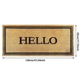 thumbnail image 6 of Bxaolu Long Doormat 47.5x 17.8 inch Front Door Mat Welcome Doormat Front Door Mat Welcome Floor Mat for Front Door Outdoor Indoor Porch Entrance Decor, Brown, 6 of 7
