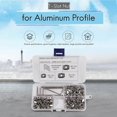 thumbnail image 2 of 180pcs T-slot Nut Coated M5 For Aluminum Profile European Standard (with Wrench), 2 of 5