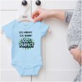 thumbnail image 5 of Cute Funny New Parents Mom Dad Shower Romper Boys or Girls Infant Baby Brisco Brands 12M, 5 of 6