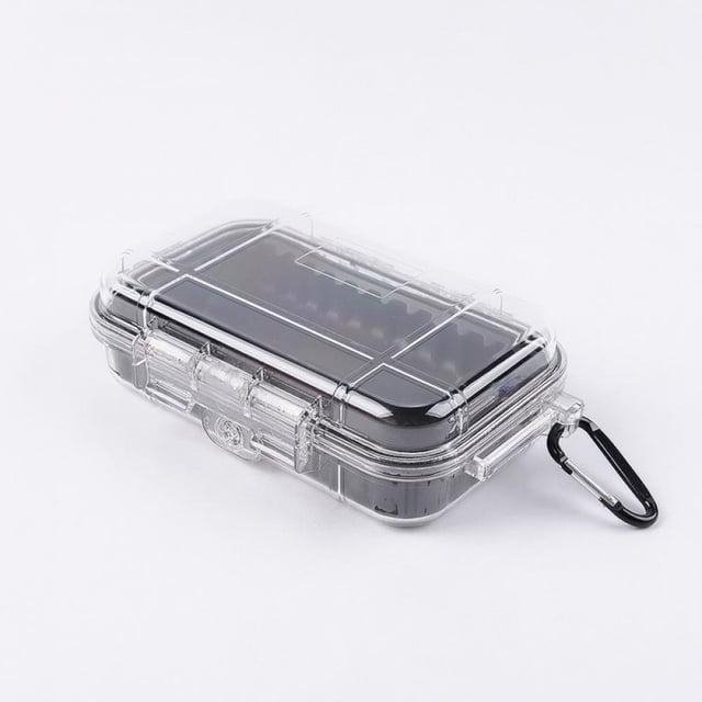 Waterproof Shockproof Boxes Survival Airtight Case Holder for Storage Matches Small Tools Travel Sealed Containers Outdoor White