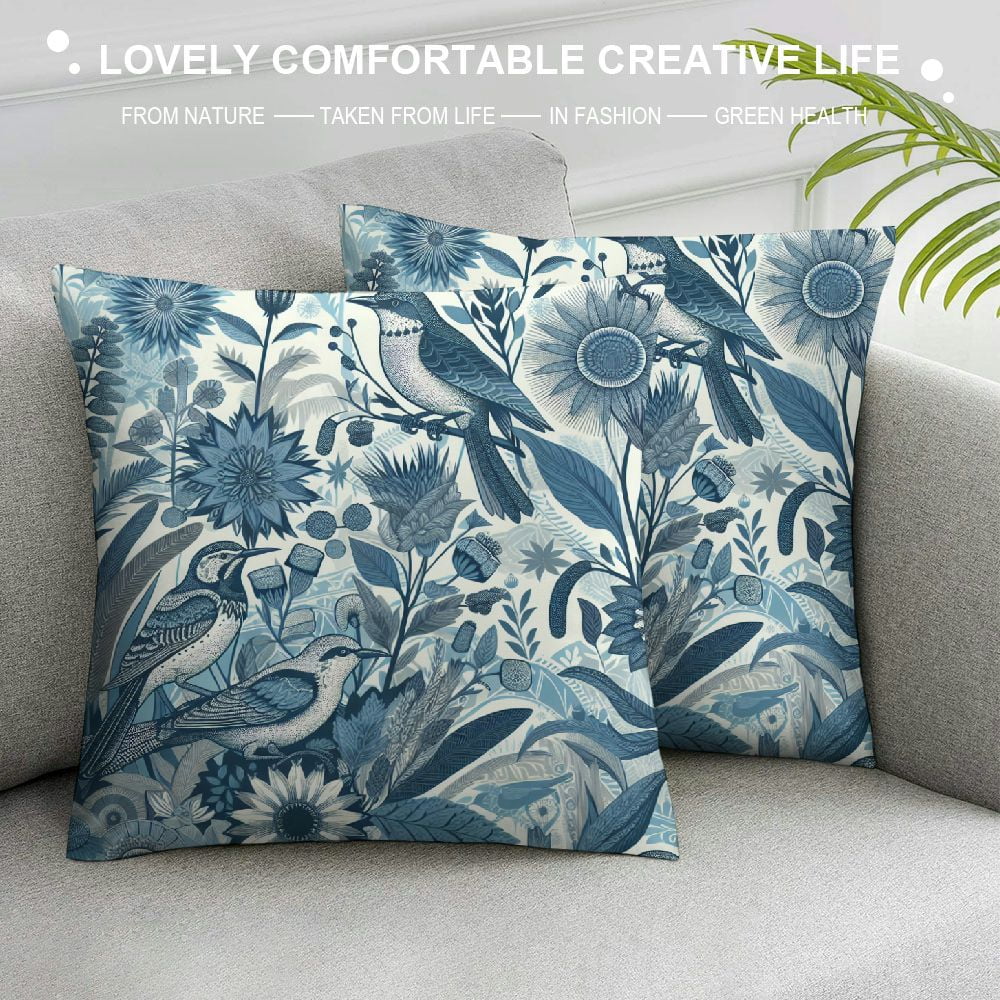 Bear Bed Pillow Covers Set - 2 Decorative Throw Pillow Patterns Available 16x16 18x18 20x20 Inches Any Occasion Pillows