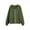 Army Green, variant on Girls Solid Full Zip Hoodie Sweatshirt Casual Lightweight Everyday wear for Kids 3-16Years